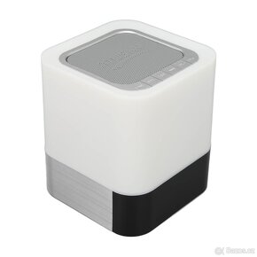 Noční světlo Bluetooth reproduktor, LED stmívatelná noční do - 4