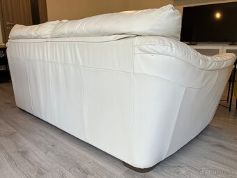 Kožená trojmístná rozkládací pohovka IKEA ÄLVROS - 4