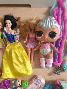 Panenky Barbie my little pony lol suprice disney a doplňky - 4