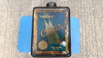 CAROIL- předválečná plechovka po oleji - 4