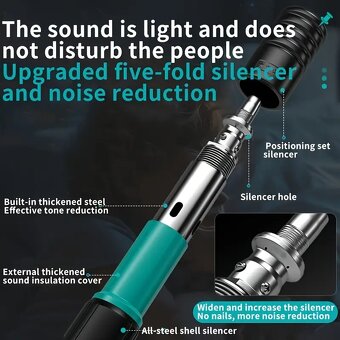 NOVÁ Mini ocelová hřebíkovačka + 50 hrotů - 4