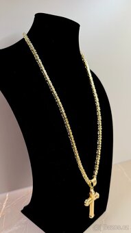 zlatý řetízek kralovsky vzor 14k 585/1000 105,33g - 4