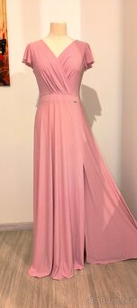 Třpytivé světle růžové šaty Numoco - 4