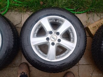 ALU kola + zimní pneu R15 - 4