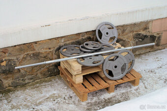 Bench činka 80kg a 4990,- - 4