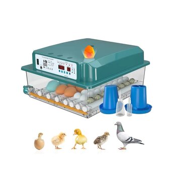 Chytrý automatický inkubátor, líheň pro 36 vajec, s krmítky - 4