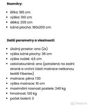 Postel 180x200 - 4