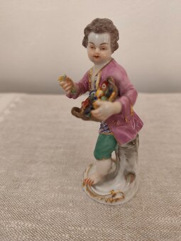 Meissen míšeň chlapec porcelánová soška 13 cm - 4