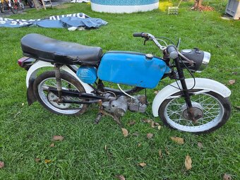 Jawa 23 Mustang bez TP, modrý 2. - 4