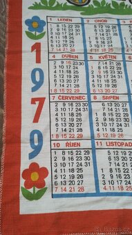 Nástěnný kalendář z roku 1979 - 4