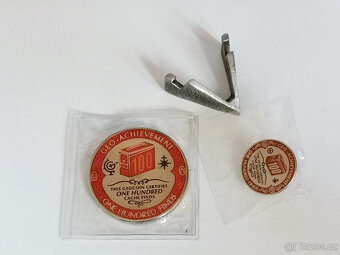 Geocaching Geocoin Achievement set - 100 nálezů - 4