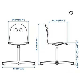 Dětská židle ikea VALFRED / SIBBEN - 4
