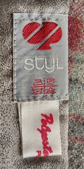 Dámské nadčasové retro sako kárované teplé - 4