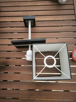 Dvě závěsná světla tmavě hnědá - 4