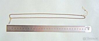 Stříbrný řetízek Bismark 60cm 9.69g ryzosti 925 - 4