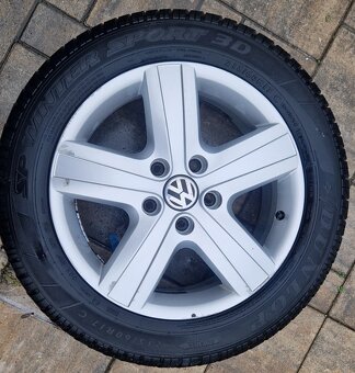ALU R17 215/60/17 zimní original VW T5 T5.1 T6 T6.1 - 4