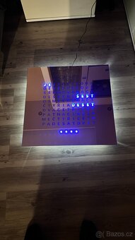 Slovní hodiny zrcadlové  (word clock) - 4