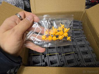 City koleje (náhrada) rovinky, zatáčky, vyhybky 110kusů - 4