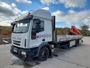 Iveco 120E25, bočnice, ruka, dvouosý valník - 4