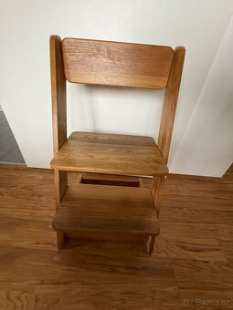 Dubové rostoucí dětské židle - 4