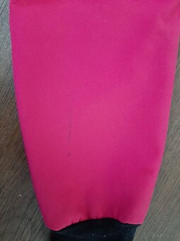 Softshellové kalhoty s fleecem - růžové vel.86 - 4