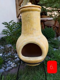 Aztécký keramický stolní gril - 4