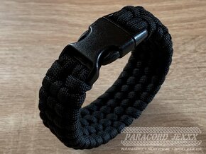 PARACORD náramek (18cm) black - 4