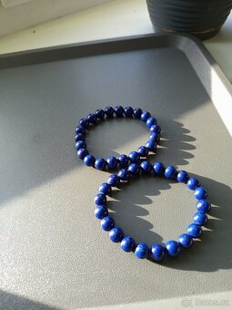 Náramek - Lapis lazuli, 8 mm - 4