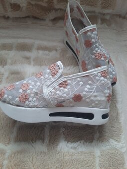 Krajkové espadrilky NOVE - 4
