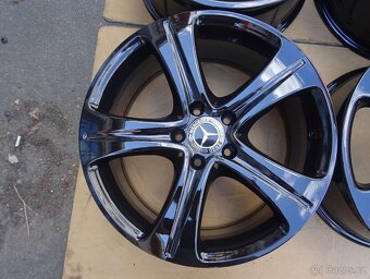 Alu disky černé Mercedes 18", 5x112, ET 43, šíře 8J - 4