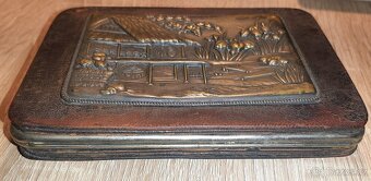 STAROŽITNÁ TABATĚRKA S JAPONSKÝM MOTIVEM - 4