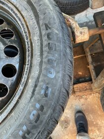 Plech disky 5x115 včetně zimních pneu 205/60R16 - 4