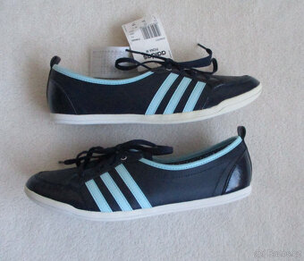 Dámské šněrovací baleríny modré Adidas 40 41 - 4