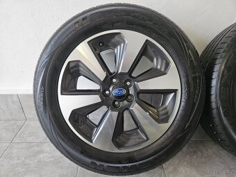 ‼️Alu disky SUBARU 17" +☀️letné pneu 225/60 R17 + TPMS - 4