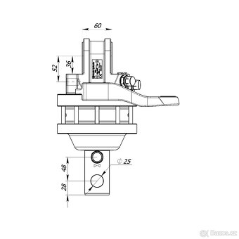 hydraulický rotátor FORMIKO 3t - doprava po ČR zdarma - 4