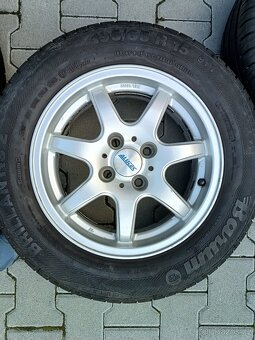 ALU kola 4x108 R15 + letní pneu Barum - 4
