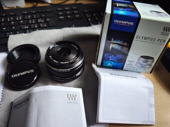 Olympus M.Zuiko Digital 17mm F1.8 MSC black TOP STAV. - 4