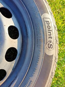 Plechové disky VW 5x112 R16 s pneu - 4