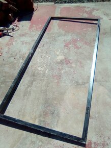 kovové dveře s rámem 98 cm x 205 cm - 4