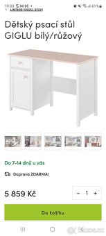 Dětský psací stůl Giglu - 4
