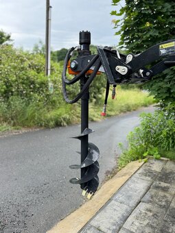 Hydraulický půdní vrták profi Wolverine USA, mininakladač - 4