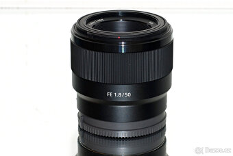 Sony FE 50mm f/1,8 + UV filtr NEPOUŽÍVANÝ - 4