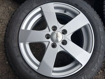 Prodám sadu ALU kol Dezent 185/60R15 zimní - 4