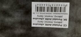 ŠANON Pořadač pákový ,barva černý mramor. NOVÉ zboží - 4