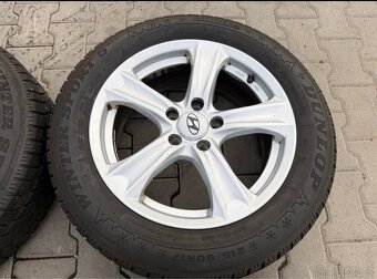 4x al kola 5x114.3 + pneu zimní 215/60 R17 - 4