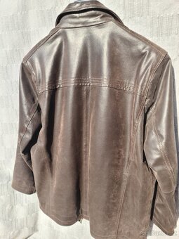 Pánská kožená bunda KARA - 4