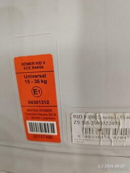 Autosedačka Britax Romer - 4