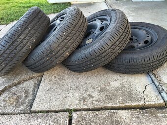 Letní pneu + ocelové disky - 4