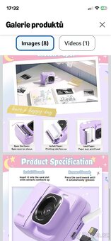 Dětský foťák s Tiskárnou - 4