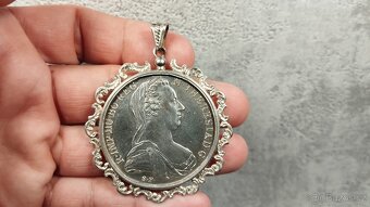 Velká RU mince tolar Marie Terezie 1780 medaile - 4